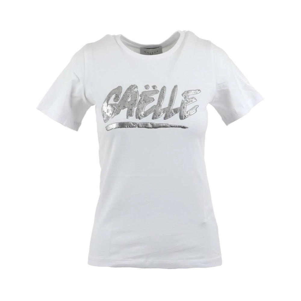 Gaëlle Paris Korte Mouw T-shirt White Dames