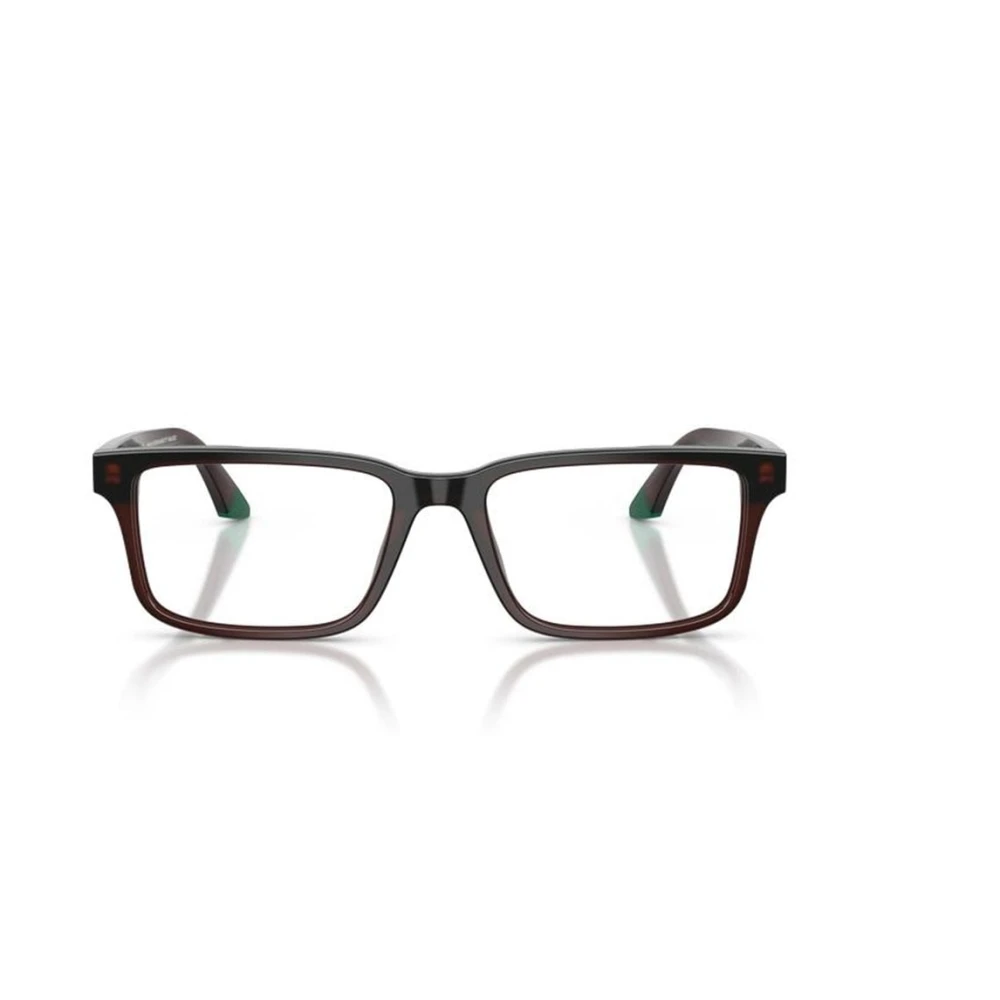 Emporio Armani Men's Brown Glasses, 56 Mm, Ea3269 Optical Frame