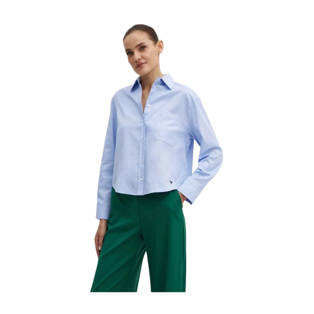 Max Mara Jock Overhemd Blue Dames