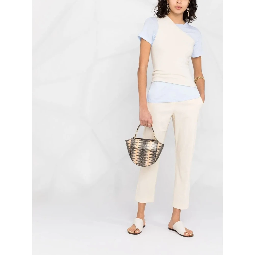 Theory Geknipte Korte Broeken Beige Dames