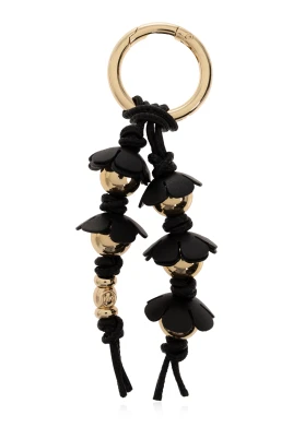 Embellished Floral Bag Charm