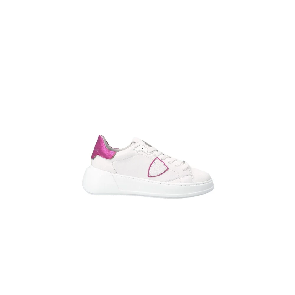 Philippe Model Witte Tres Temple Lage Top Sneakers Dames Schoenen