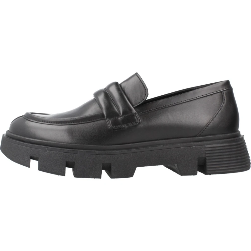 Geox Women's Black Stylish Vilde Loafers