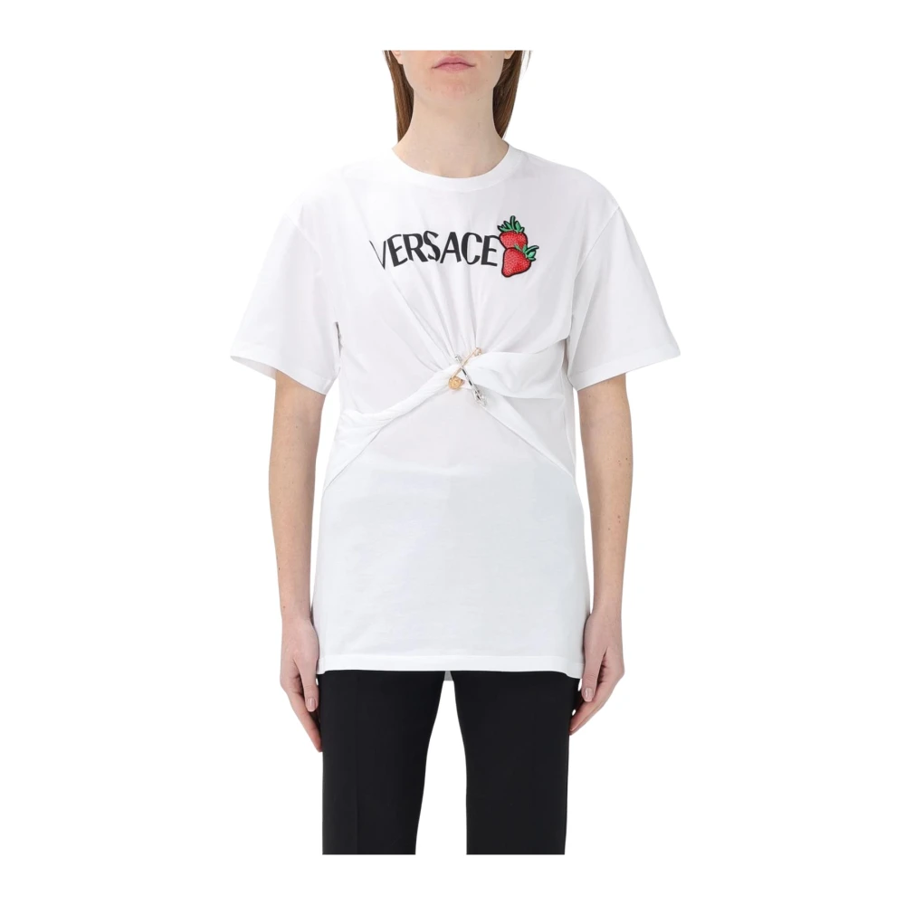 Versace - Tops > T-Shirts - White - Versace - Modalova