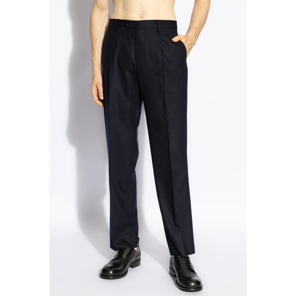 ETRO Wollen broek Blue Heren