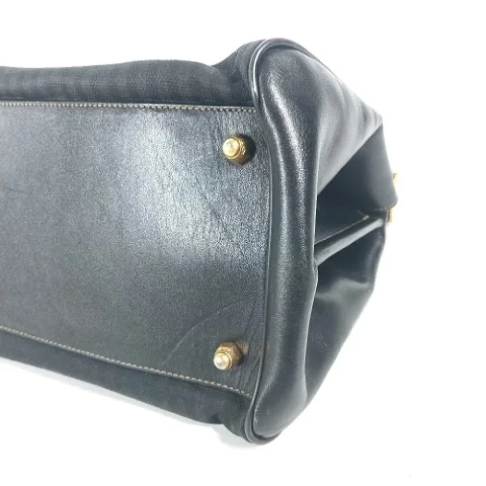 Fendi Vintage Pre-owned Plastic handbags Black Dames
