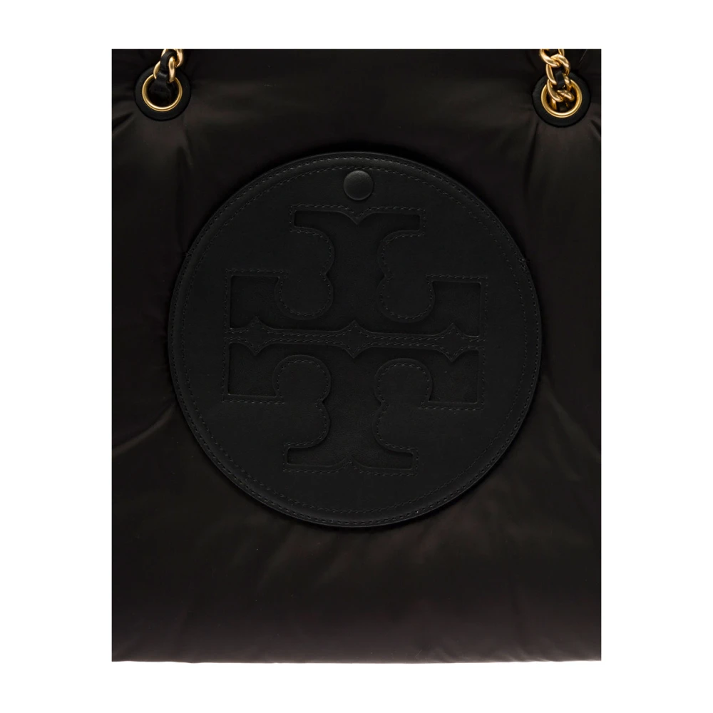 TORY BURCH Zwarte Puffy Chain Tote Tas Black Dames