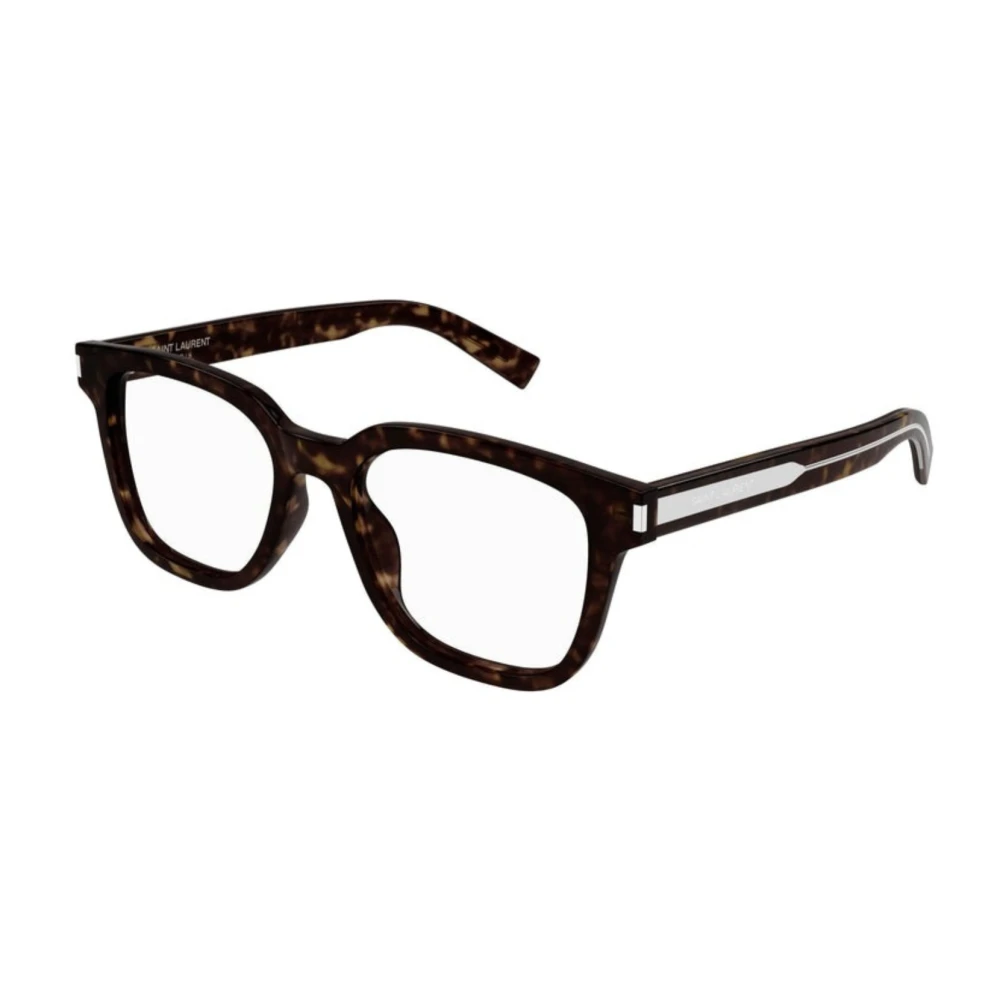 Saint Laurent Acetaat zonnebril Brown Heren
