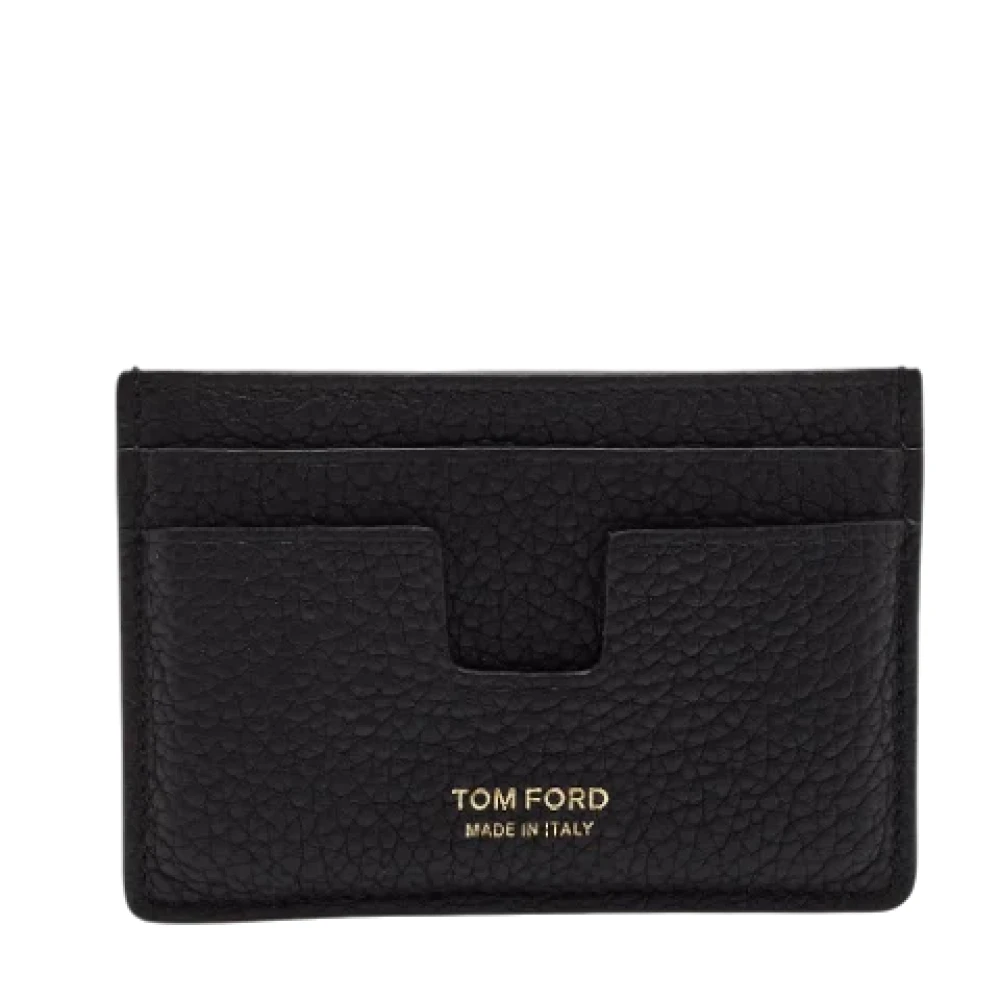 Tom Ford Pre-owned Leather wallets Black Heren