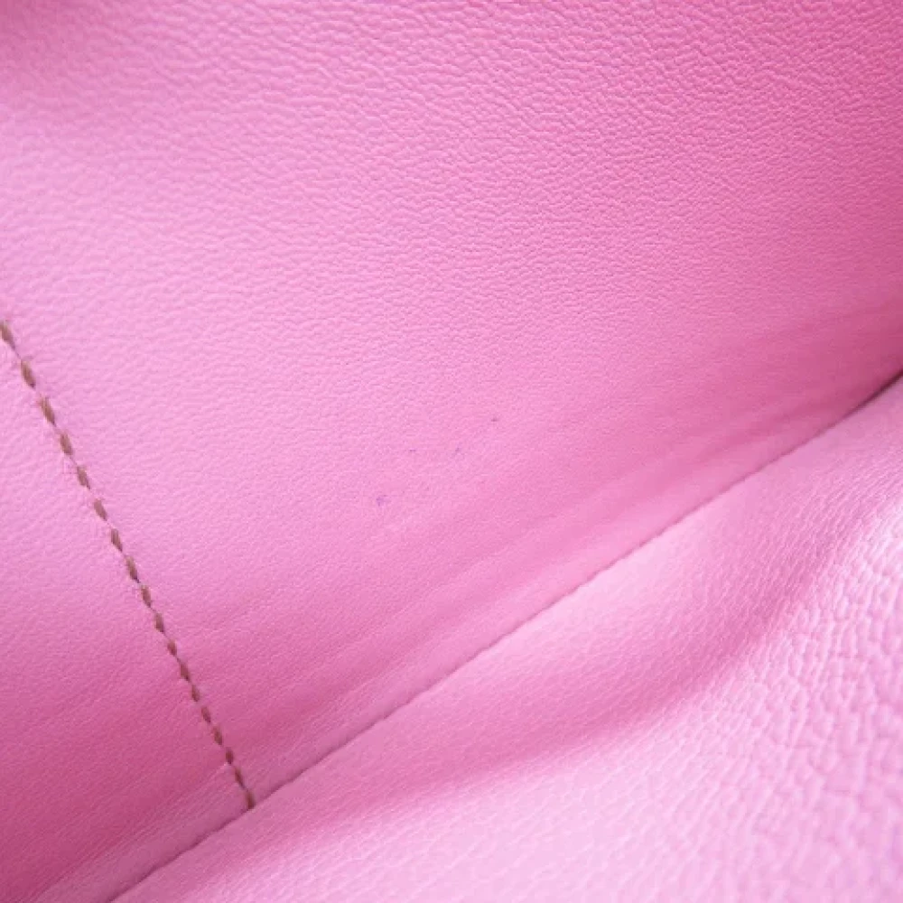 Hermès Vintage Pre-owned Leather wallets Pink Dames