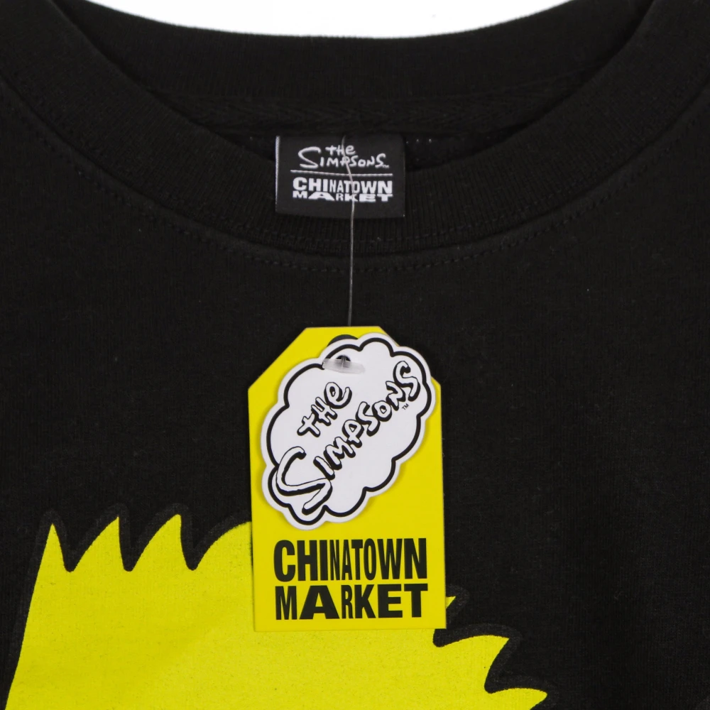 Market The Simpsons Crewneck Sweatshirt Zwart Black Heren
