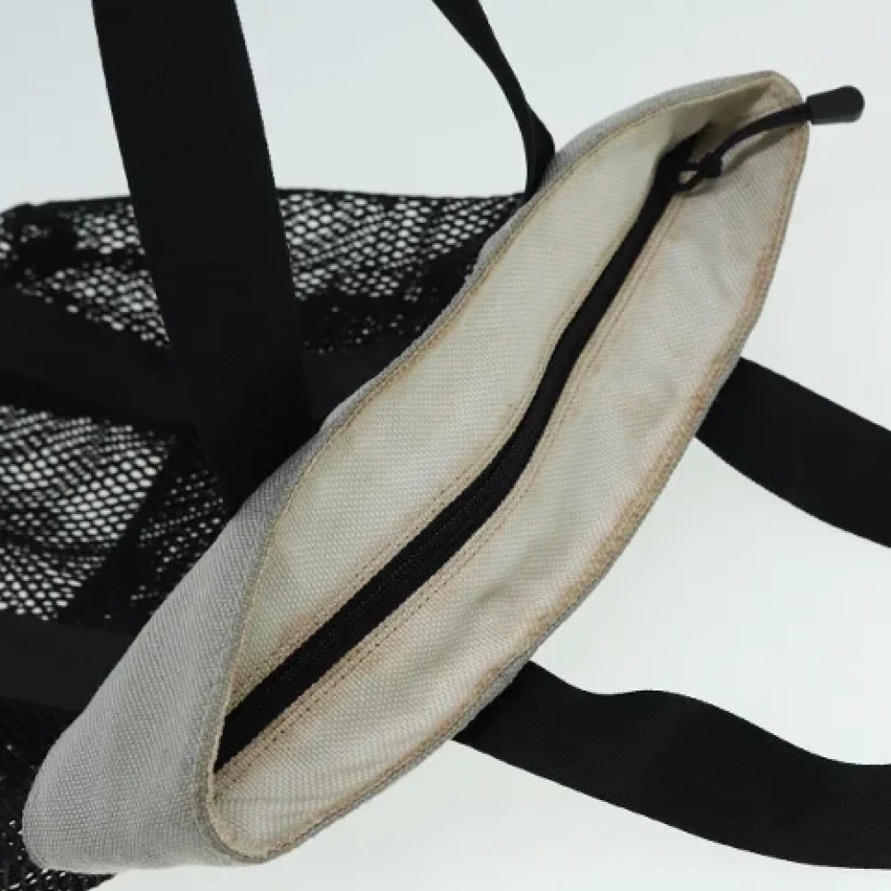 Chanel Vintage Pre-owned Nylon chanel-bags Black Dames