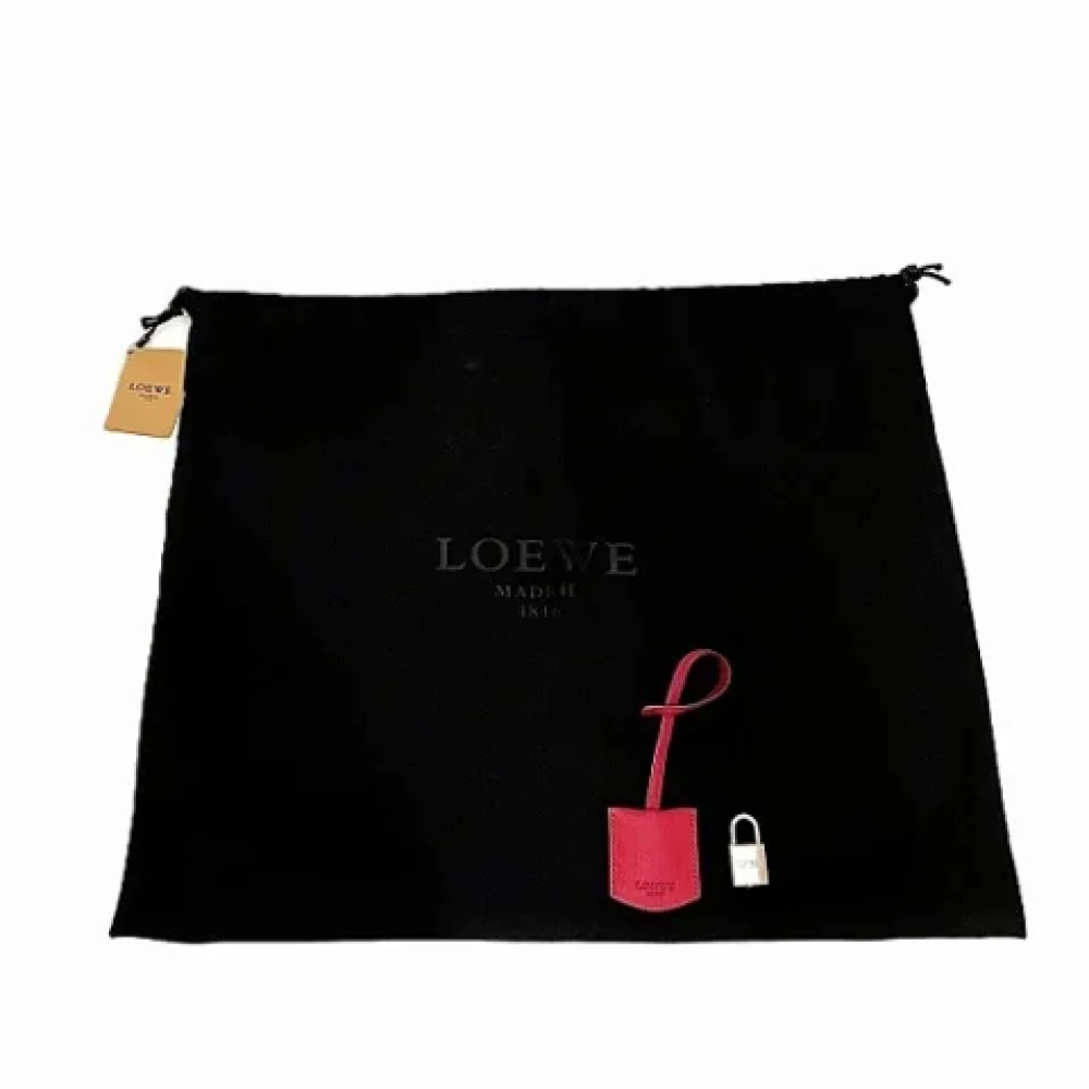 Loewe Pre-owned Leather handbags Red Dames