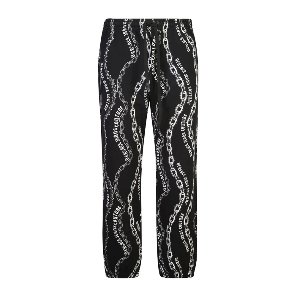 Versace Jeans Couture Zwarte Broek Stijlvol ***cv Black Heren