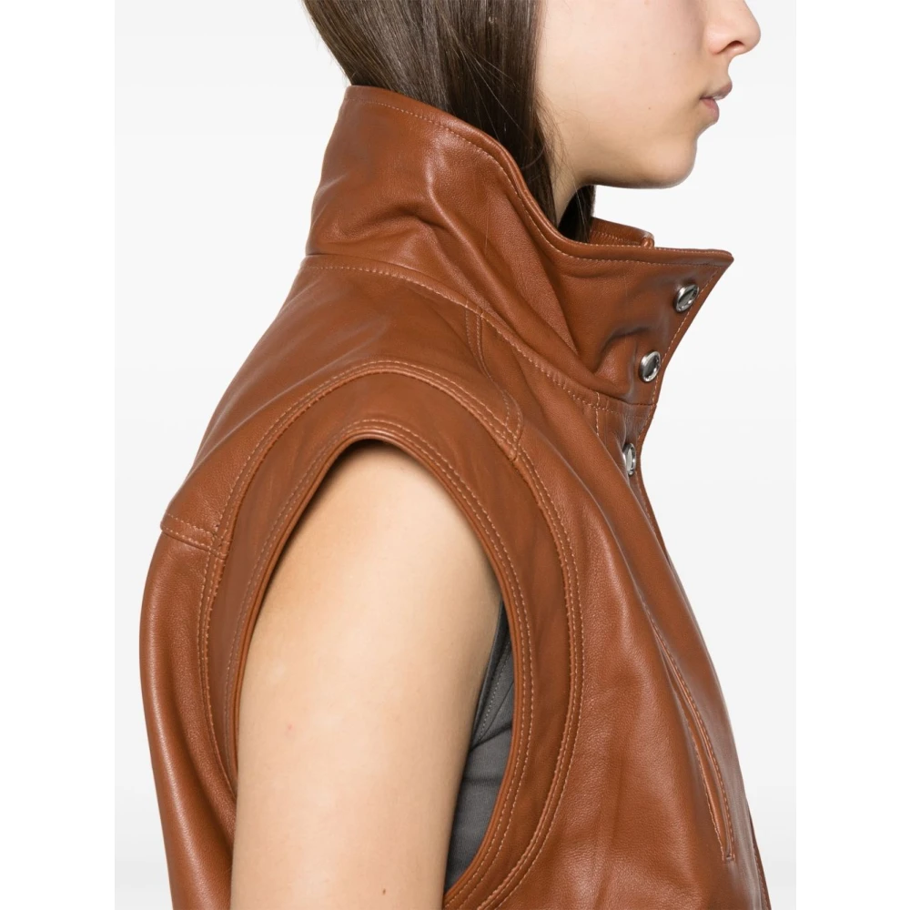 pinko Bruin Gebreide Kleding Ss25 Brown Dames