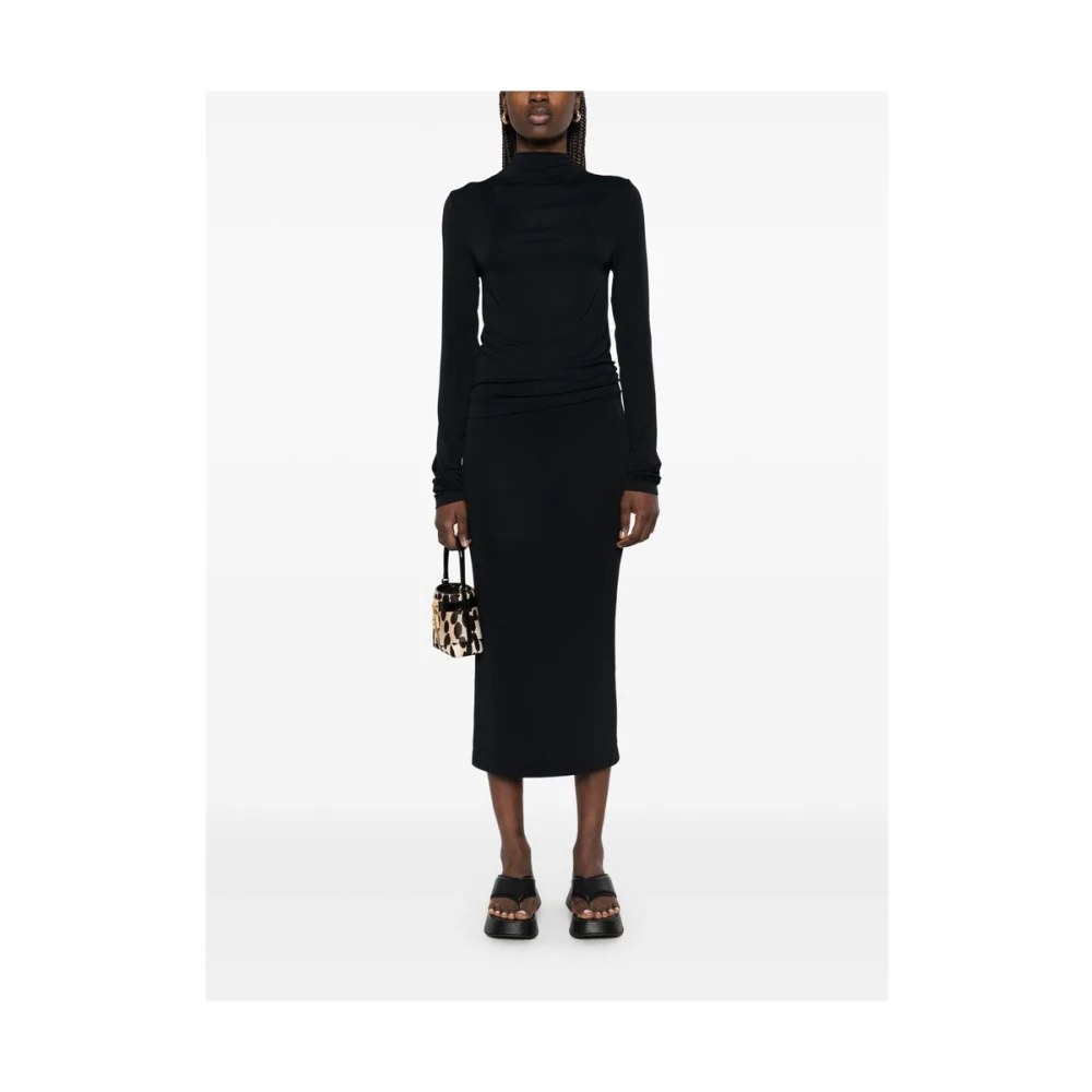 Armarium Zwarte Mock Neck Sweater Black Dames