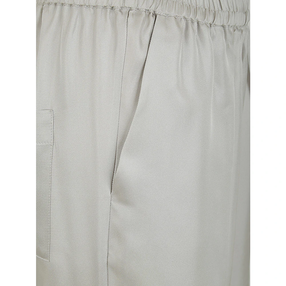 Loulou Studio Zilvergrijze Alera Broek Gray Dames