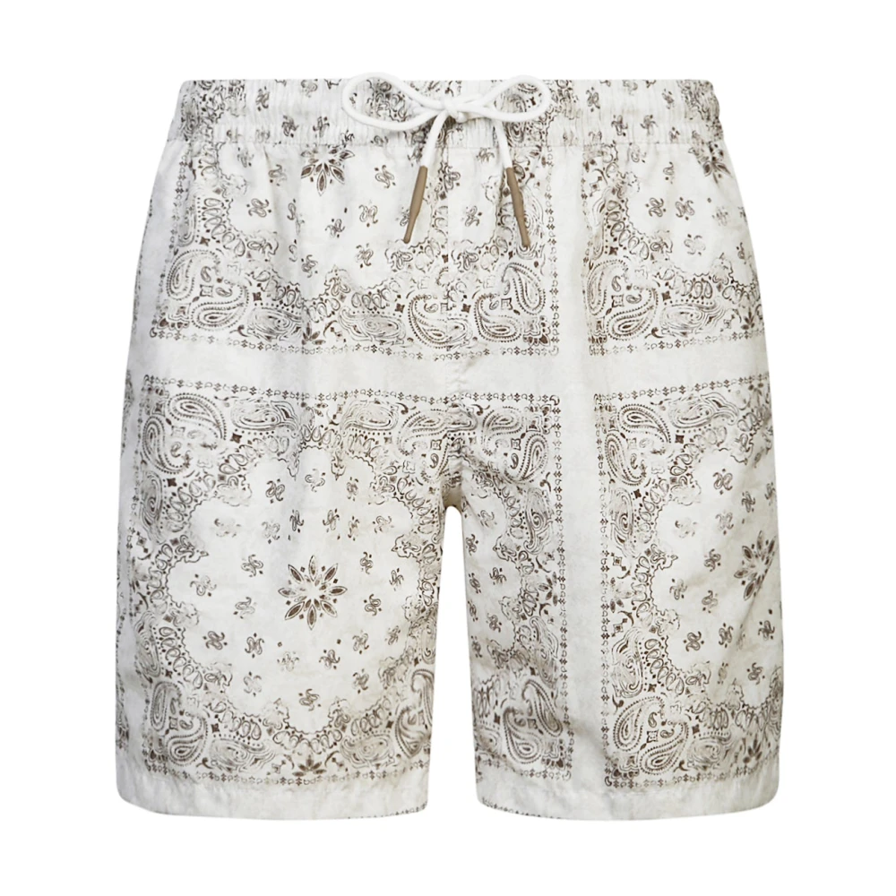 Eleventy Paisley Beach Shorts Multicolor Heren