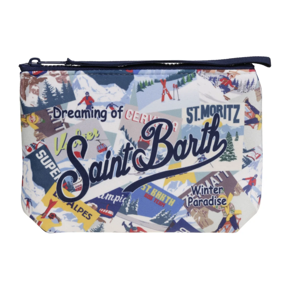 MC2 Saint Barth Neopreen etui met print en rits Multicolor Dames