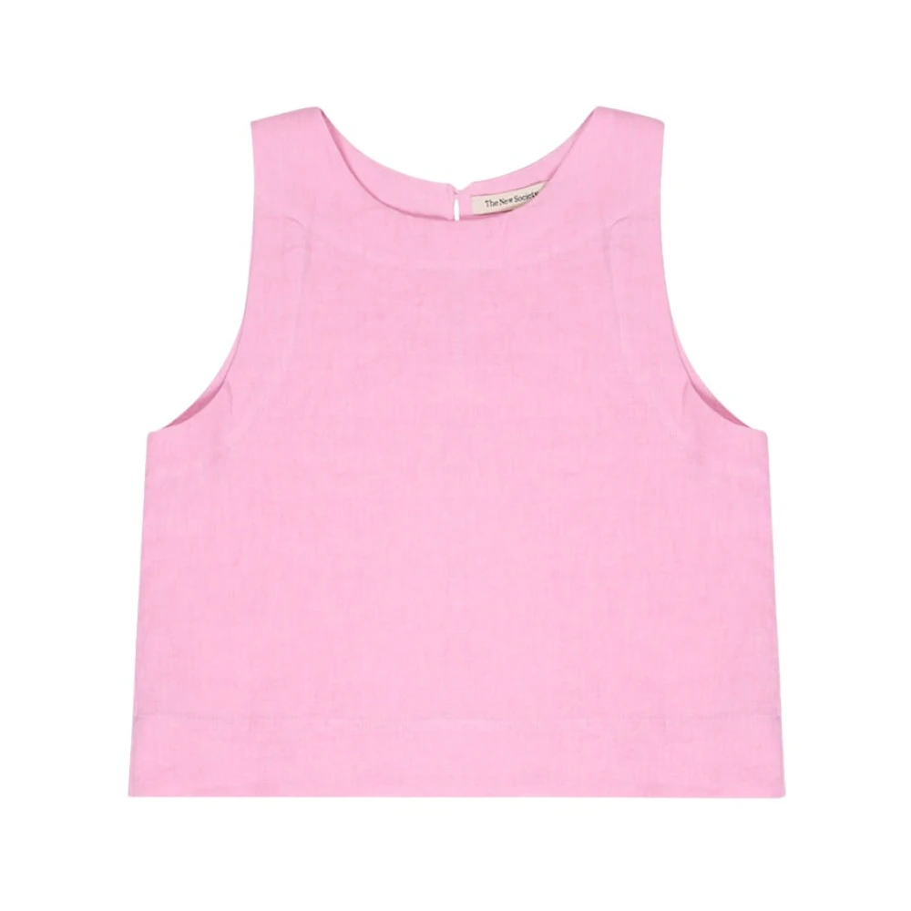 The New Society Hera Vrouw Top Hibiscus Pink Dames