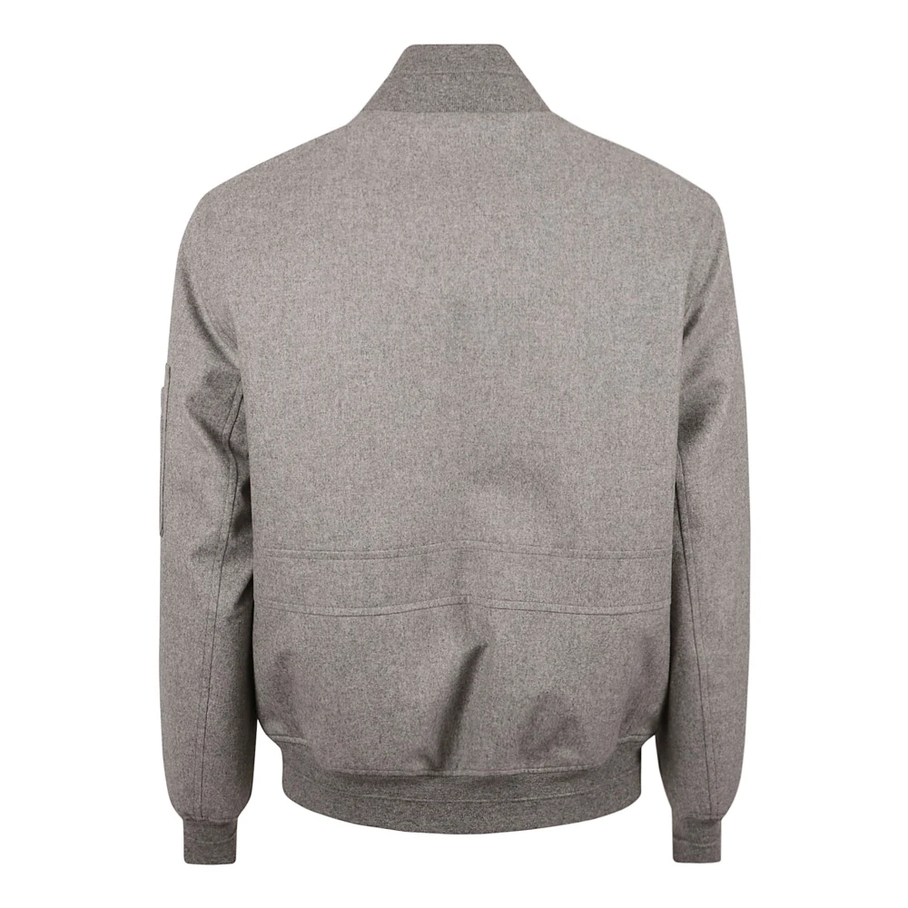 BRUNELLO CUCINELLI Gewatteerde jas voor heren Gray Heren