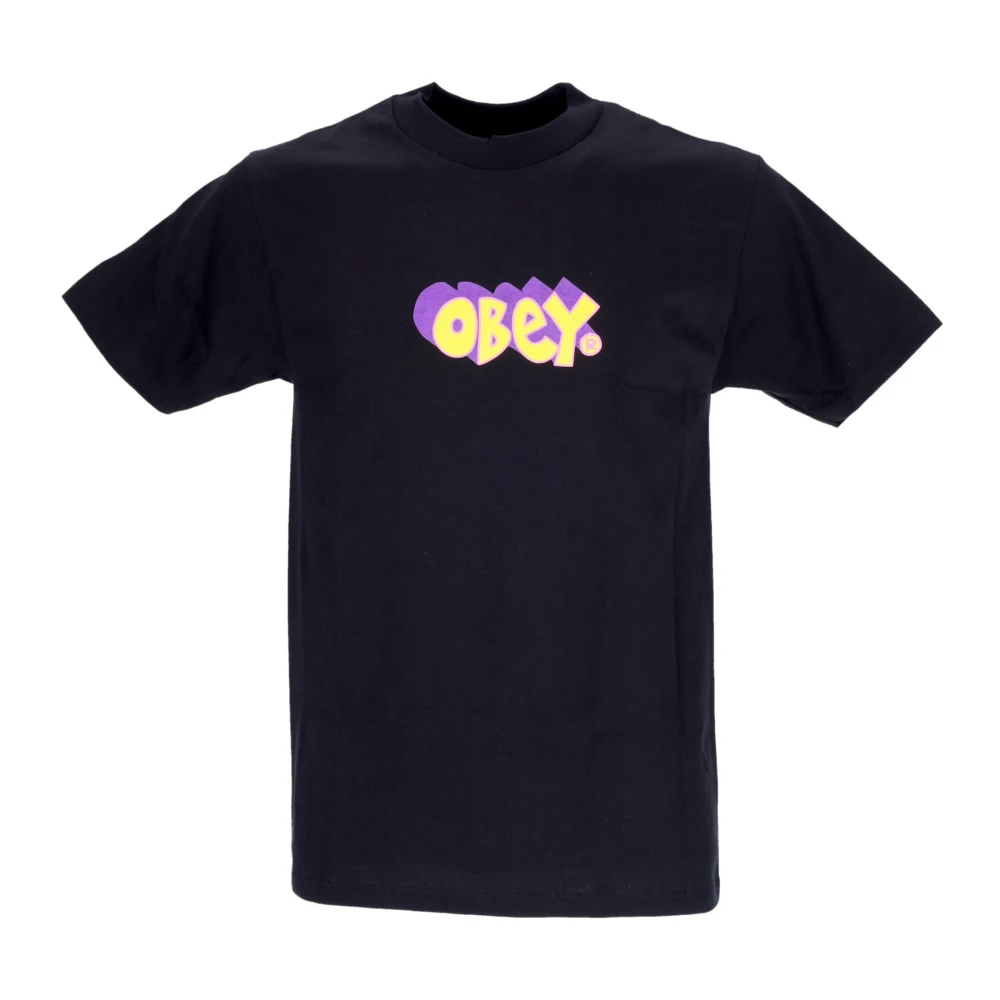 Obey Klassiek Zwart Heren T-shirt Black Heren