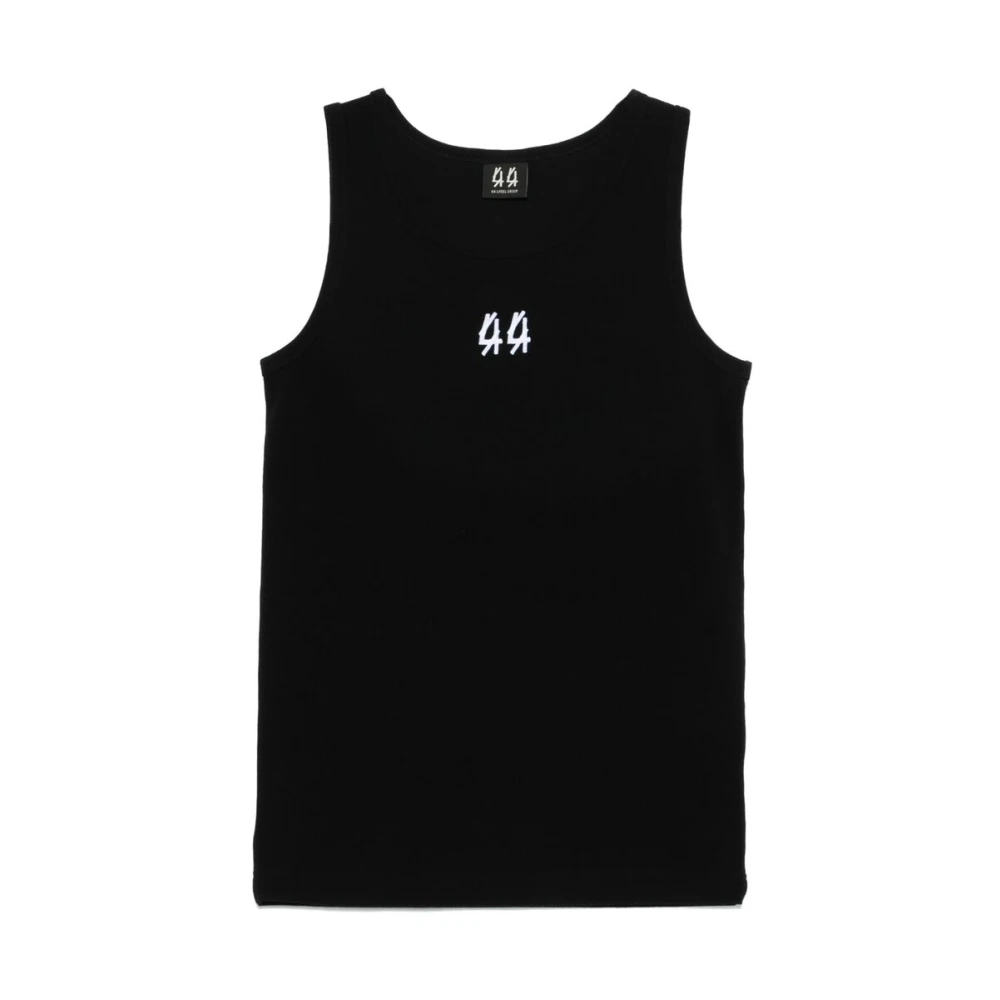 44 Label Group Top zonder mouwen Zomerse stijl Black Heren