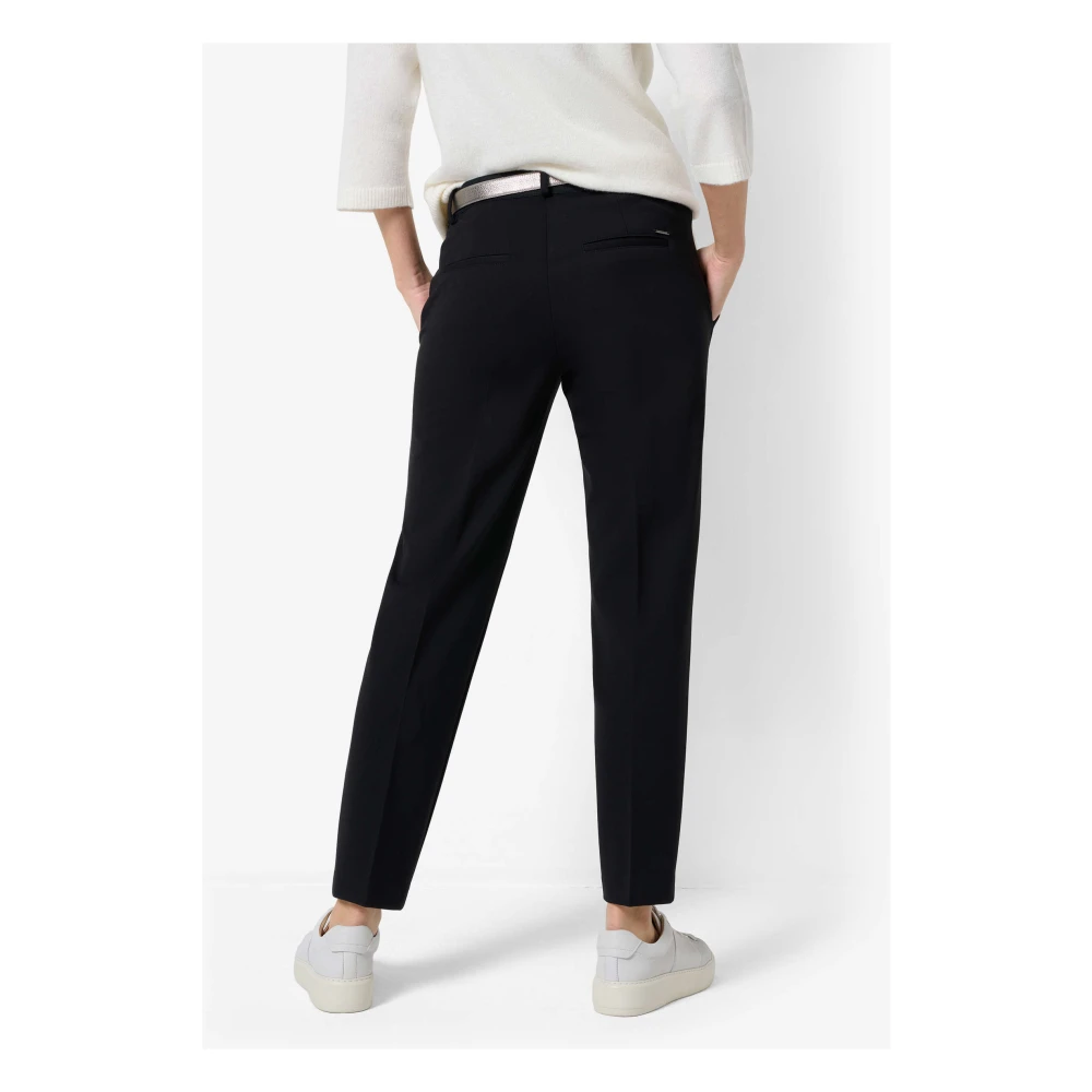 BRAX Maron S Slim-Fit Jersey Broek Black Dames