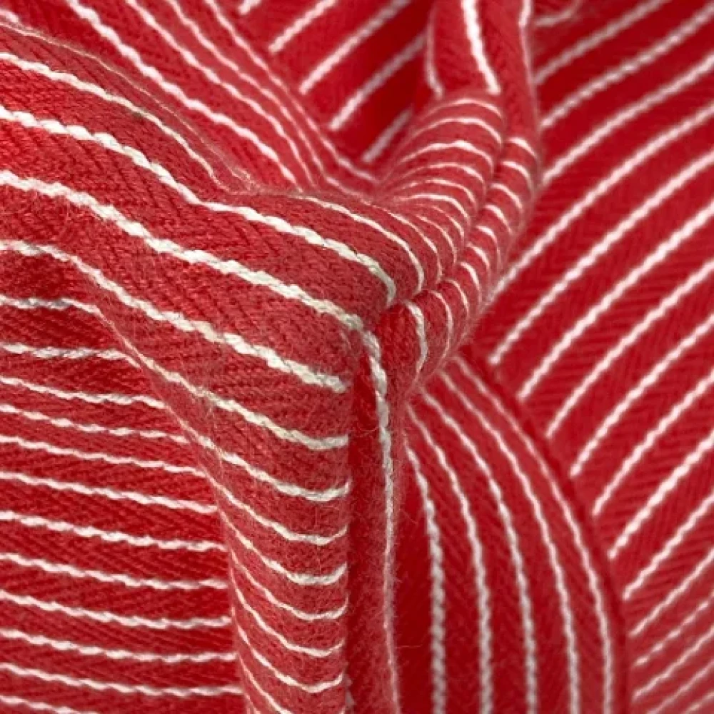 Hermès Vintage Pre-owned Fabric shoulder-bags Red Dames