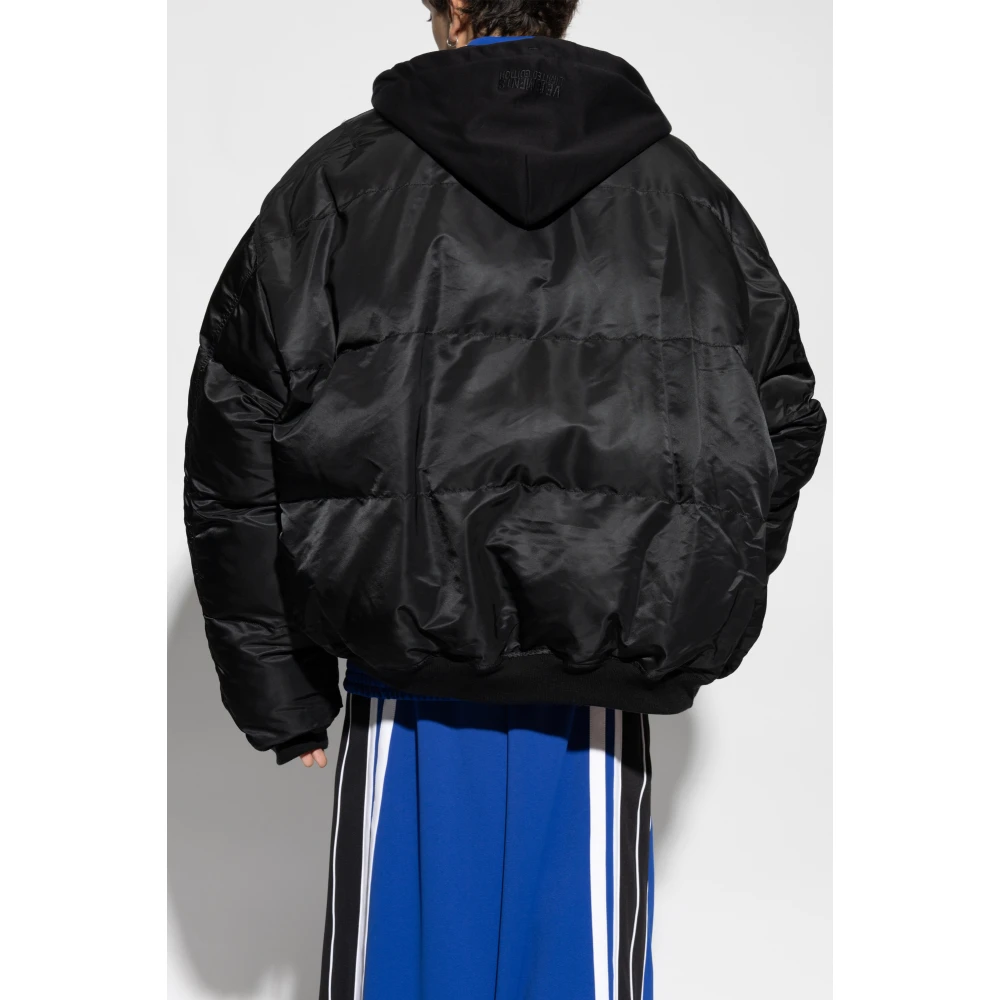 Vetements Omkeerbare jas type bomber Black Heren