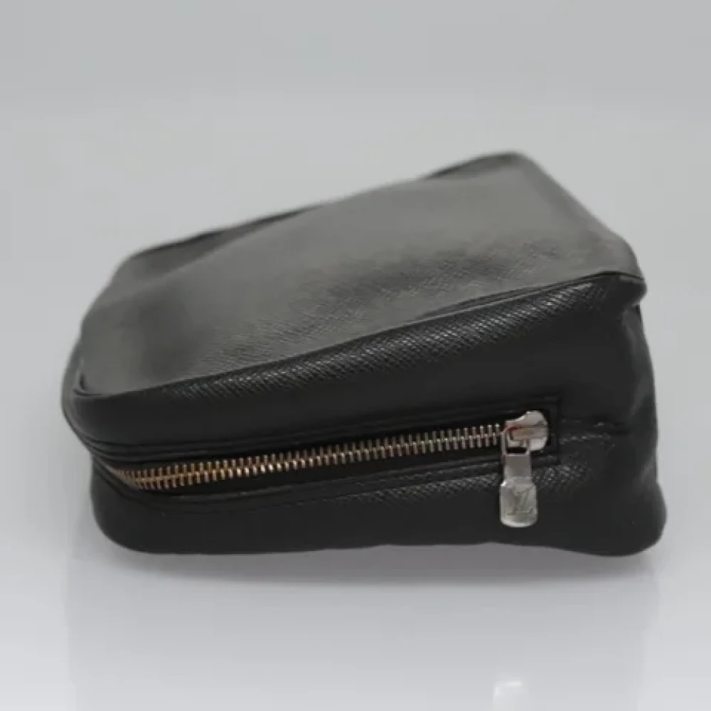 Louis Vuitton Vintage Pre-owned Leather clutches Black Dames