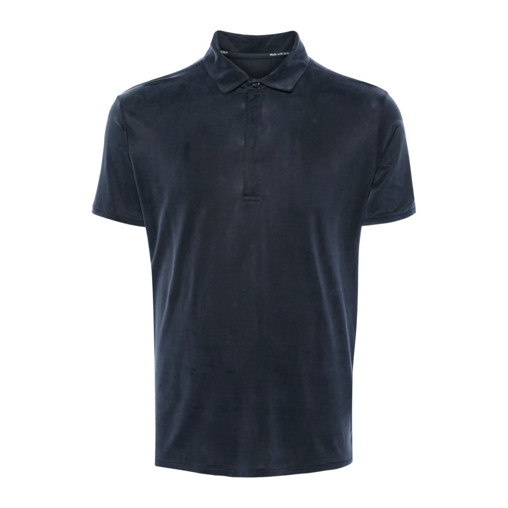RRD Cupro Polo Shirt Blue Heren