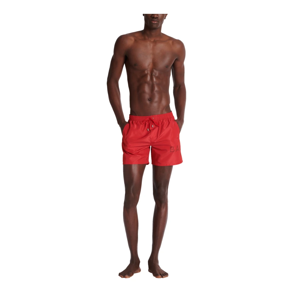 Balmain Gedrukte Pari wim hort Red Heren