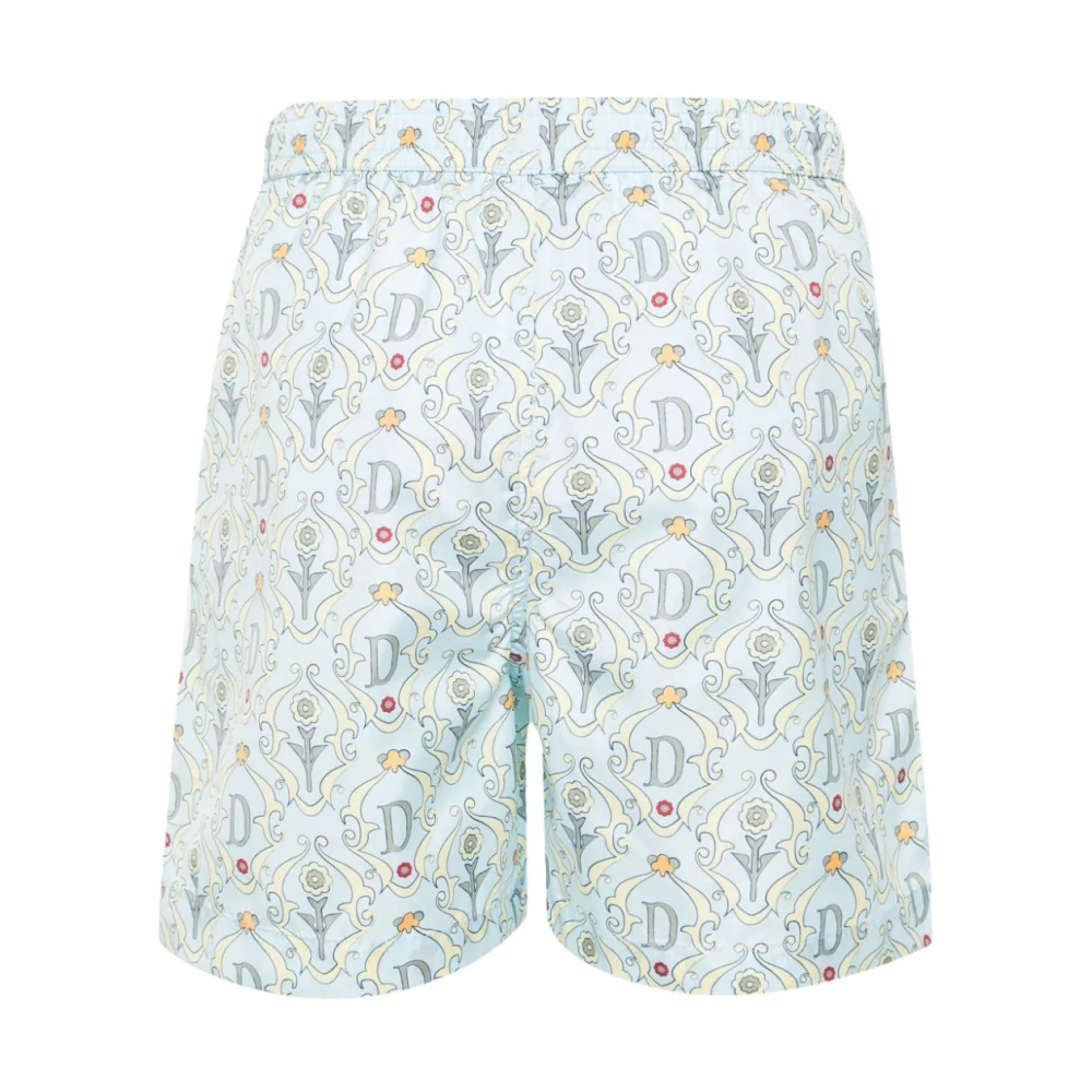Drole de Monsieur Lichtblauwe Shorts Ss24 Blue Heren