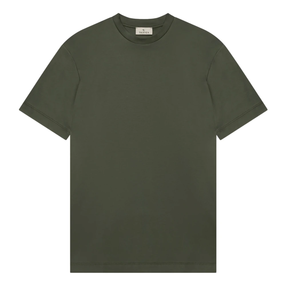 Valenza Men's Green T-Shirts, M, Interlock Supima T-Shirt