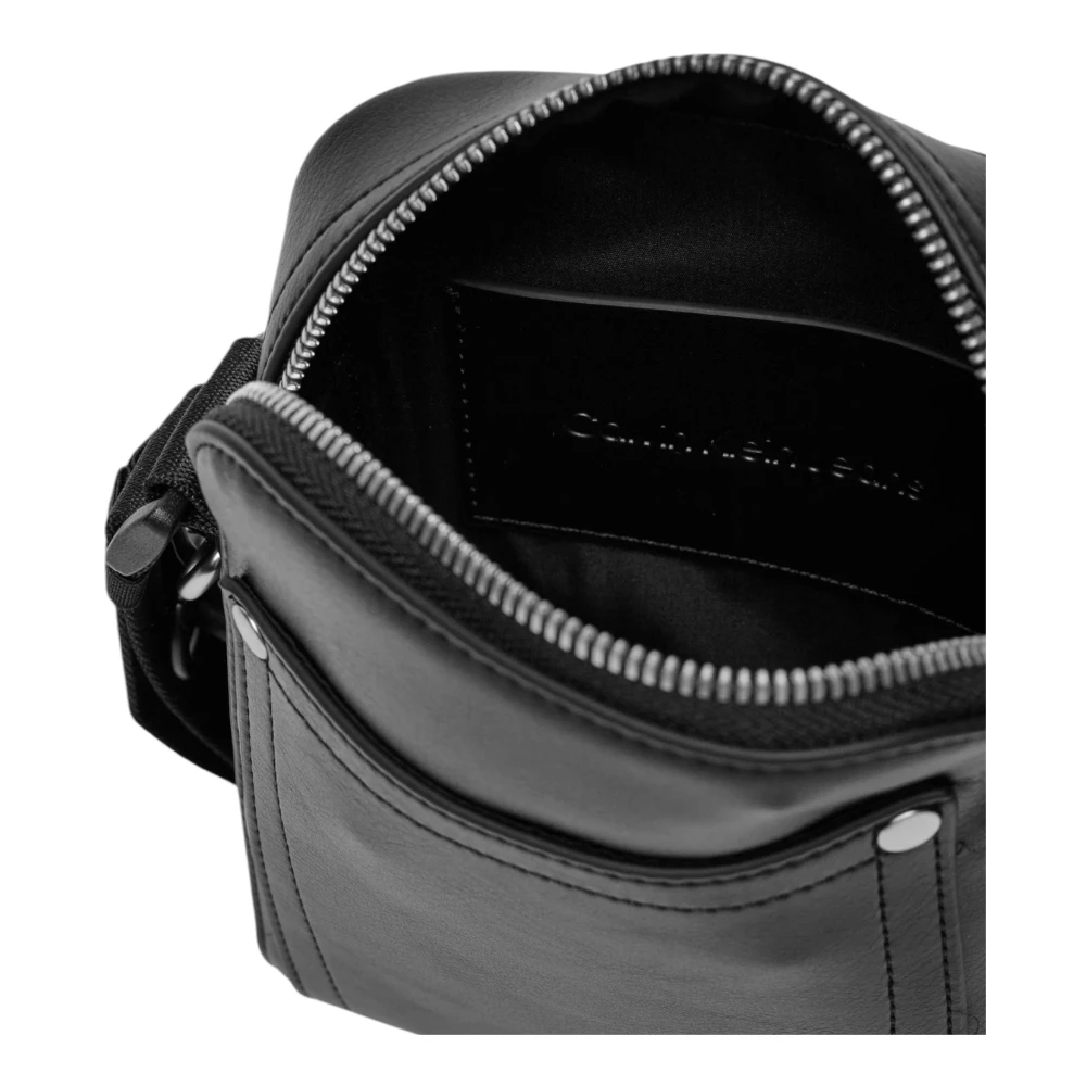 Calvin Klein Jeans Stijlvolle Reporter Crossbody Tas Black Heren
