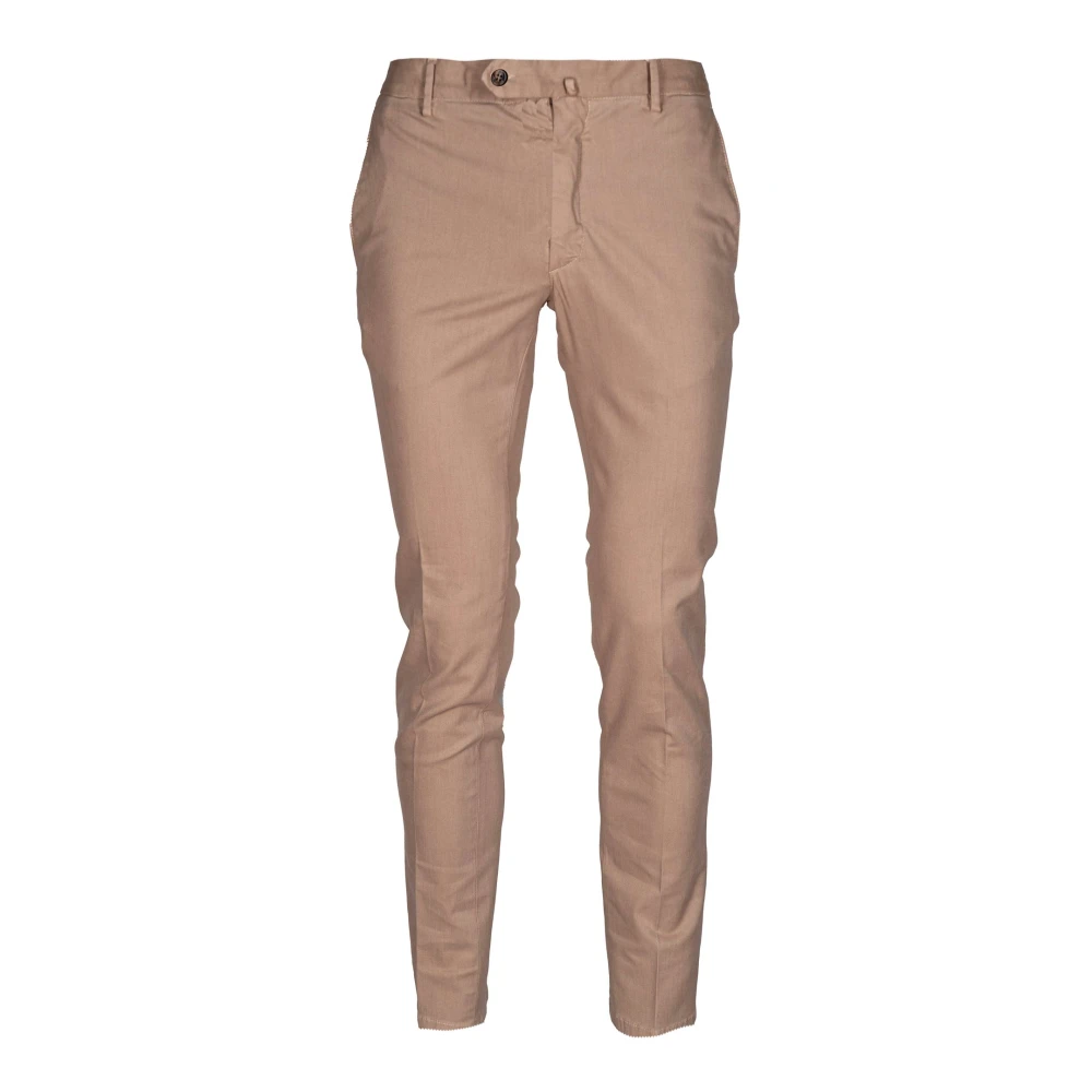 L.b.m. 1911 Beige Slim-Fit Trousers, Male, 2XL, Slim Fit Chino Trousers