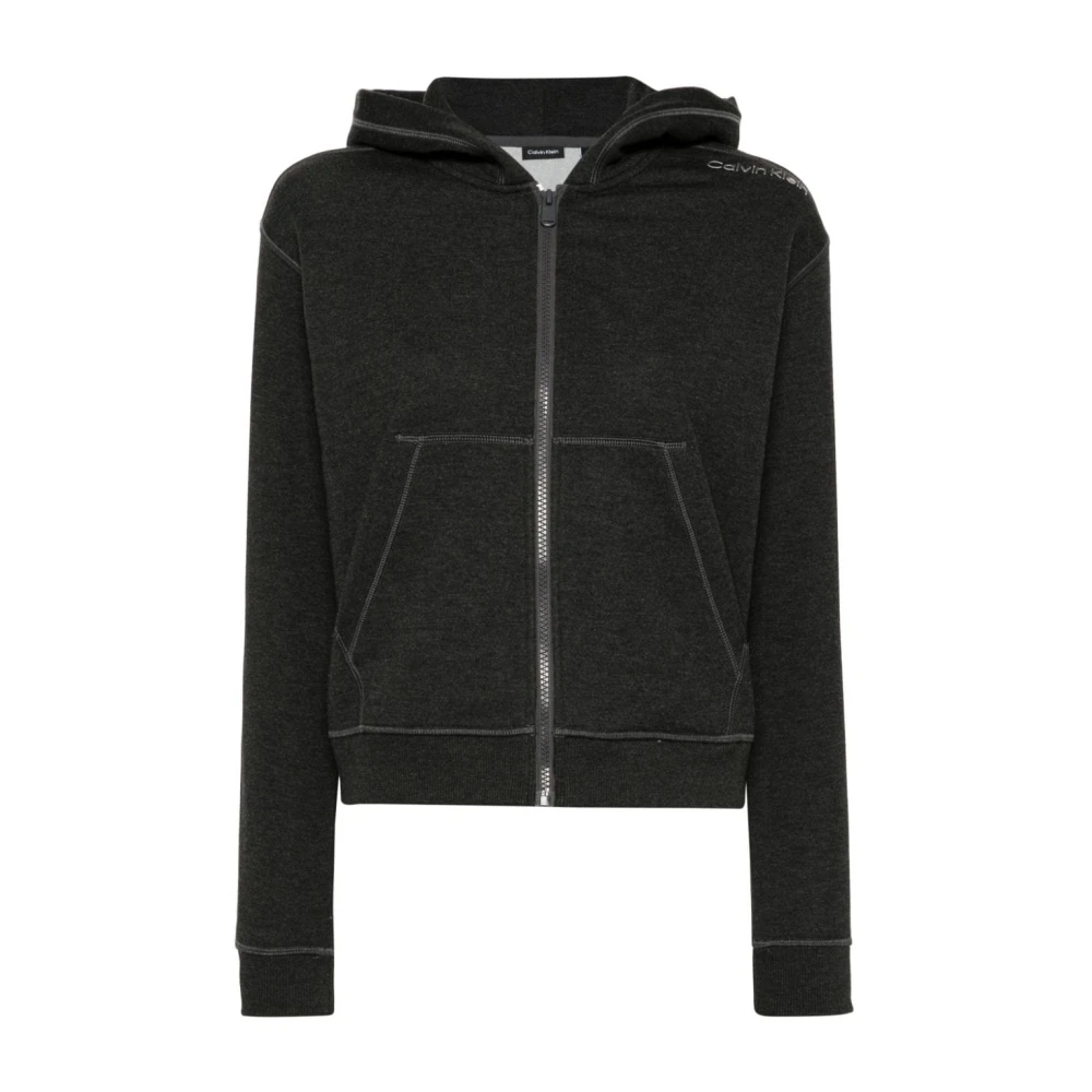 Calvin Klein Sportieve Grijze Trui Gray Dames