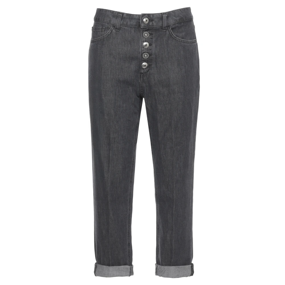 Dondup Donna Nero Jeans, W28, New,