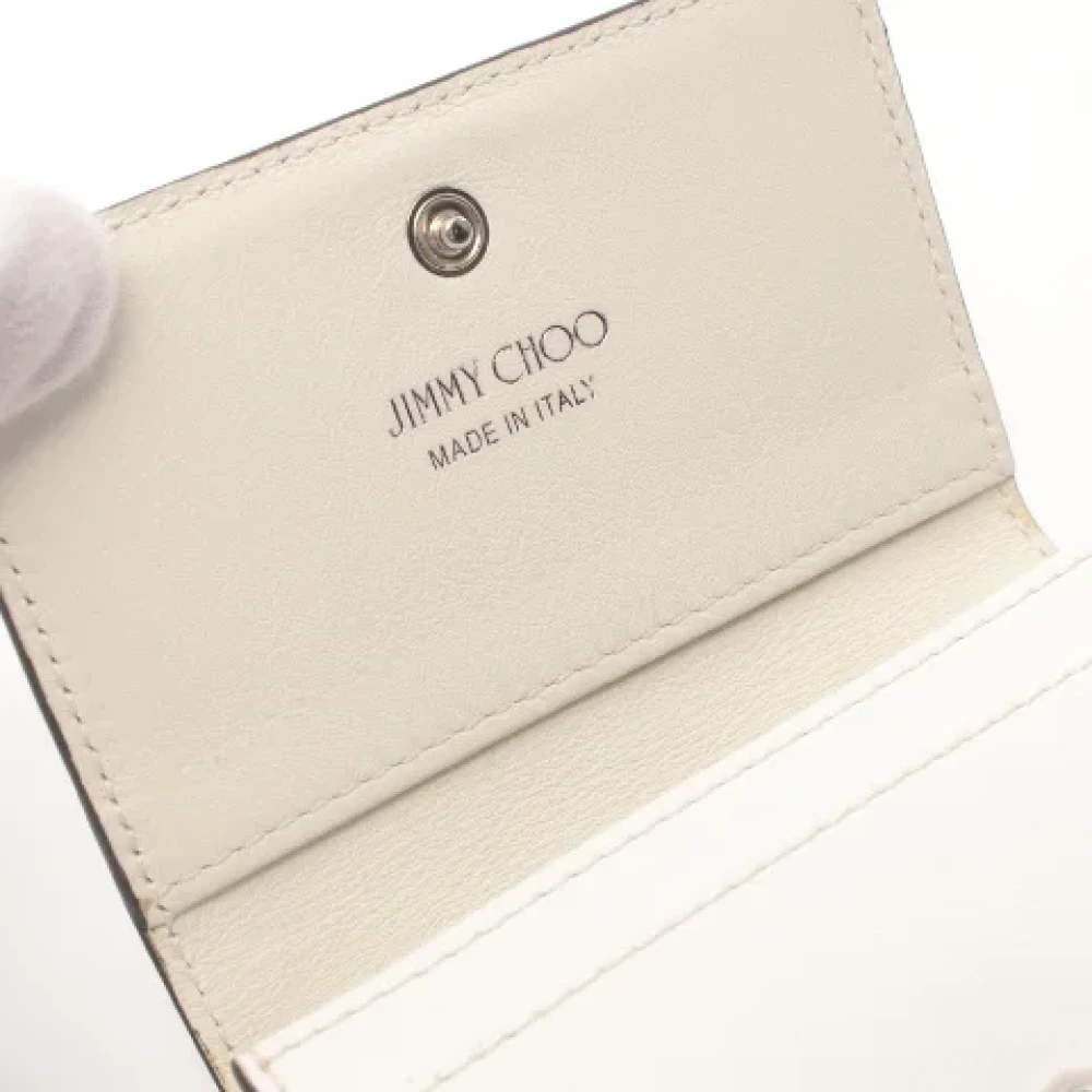 Jimmy Choo Pre-owned Leather wallets White Dames