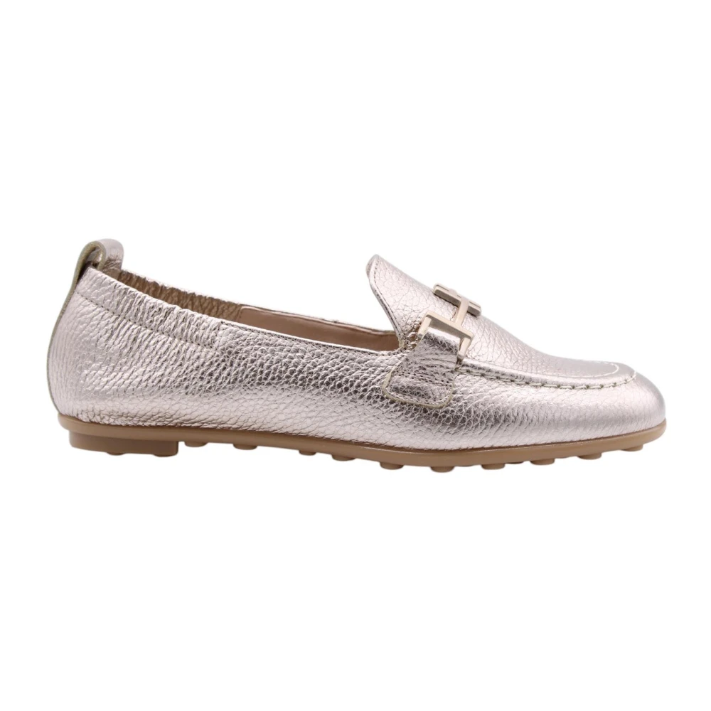 Hispanitas Women's Beige Affane Mocassin Shoes