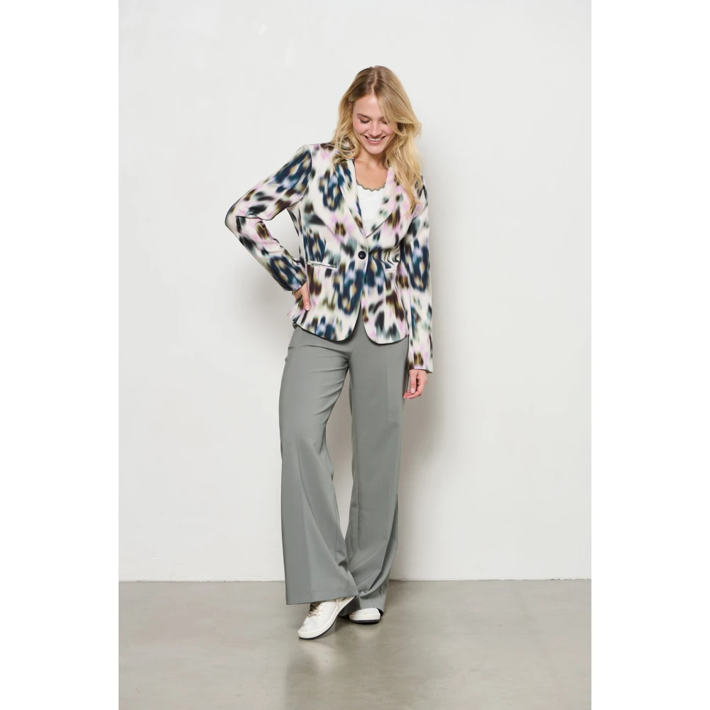 &Co Woman Blazer Dames Stijlvol & Elegant Multicolor Dames