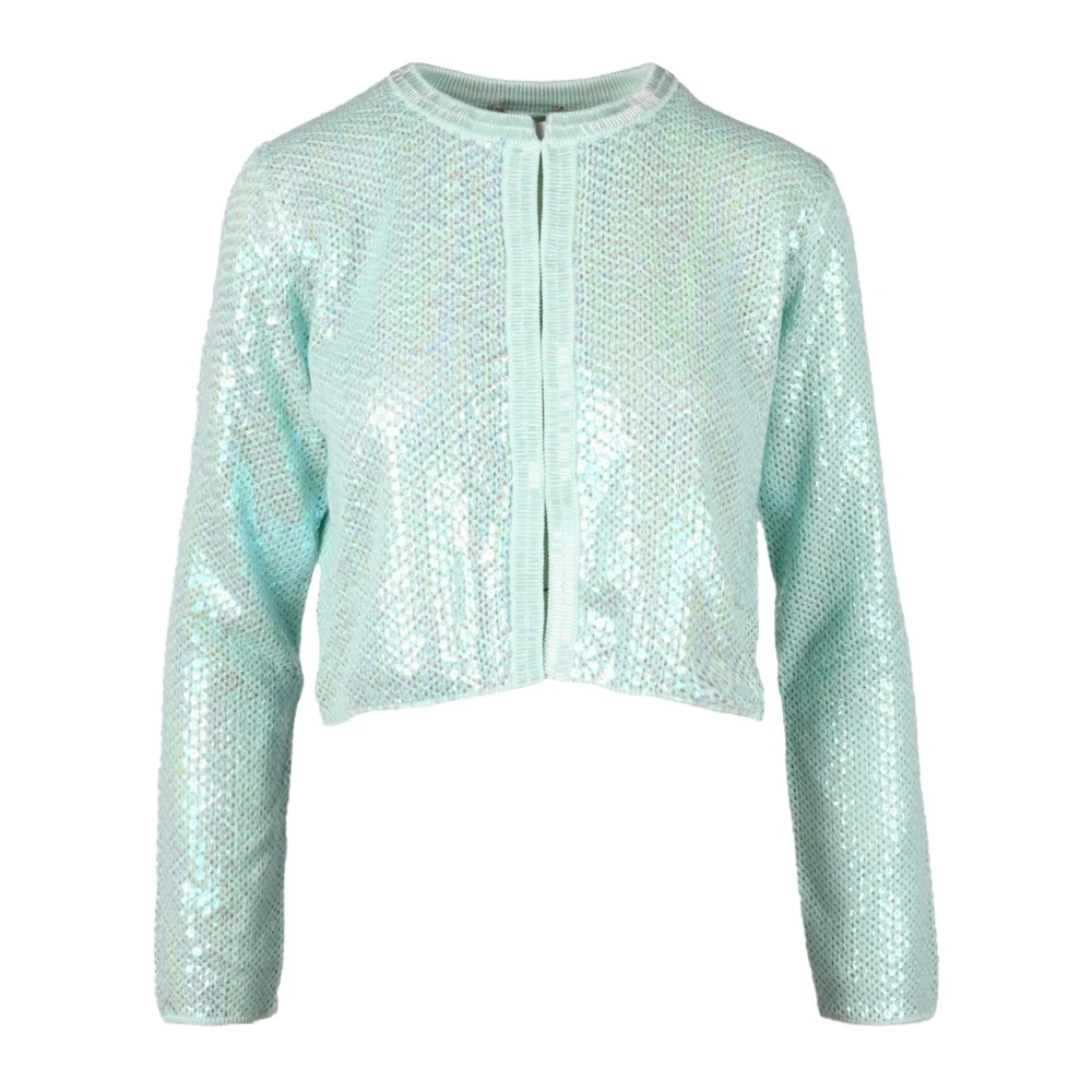 Twinset Katoenen Vest Green Dames