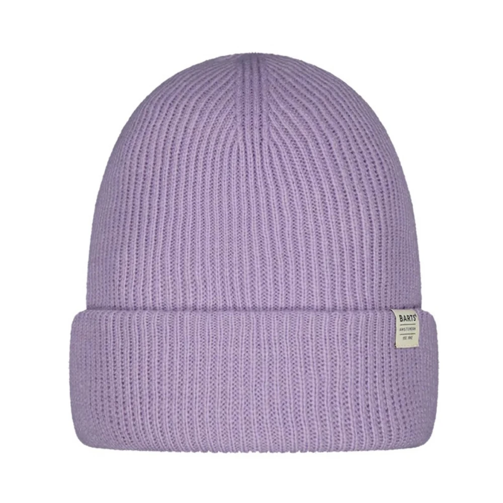 Barts Kinabalu Beanie Stijlvolle Gebreide Muts Purple Unisex