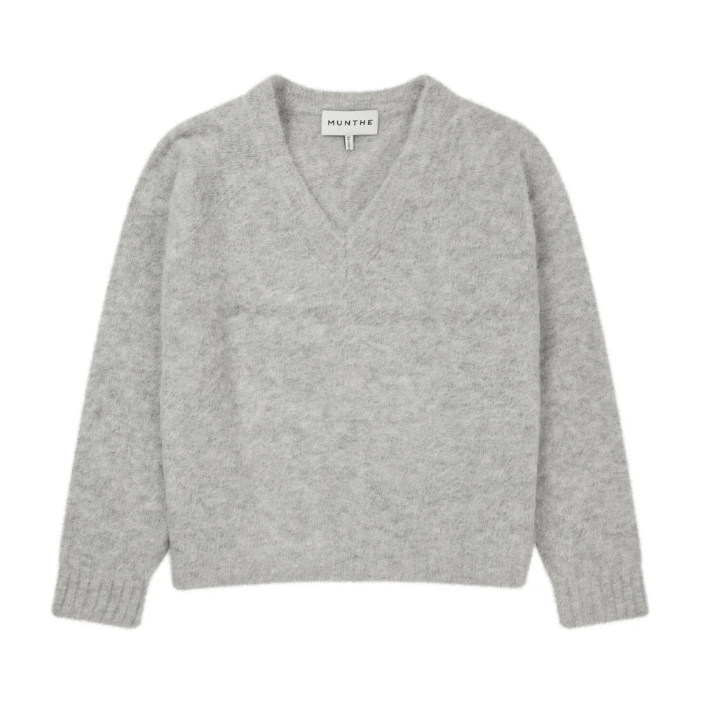 Knitwear > V-neck Knitwear - - Munthe - Modalova