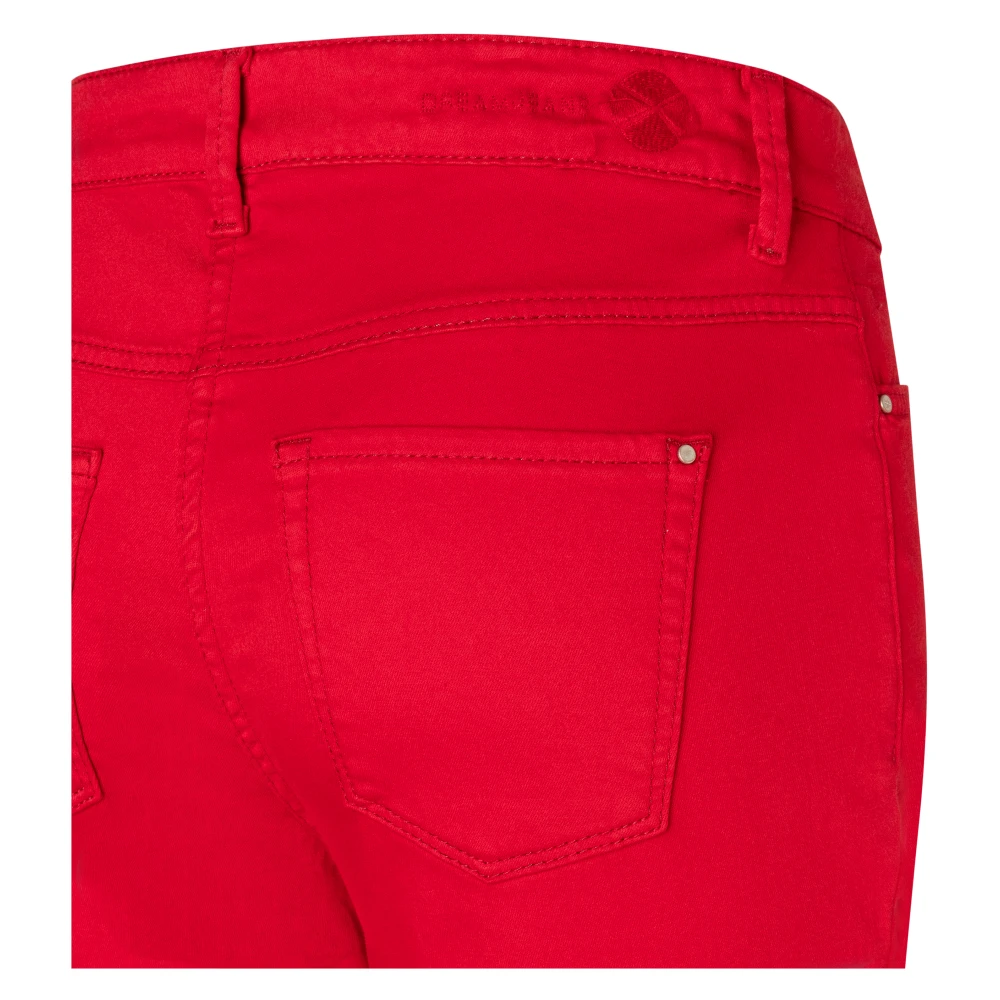 MAC Droom Chic Denim Jeans Red Dames
