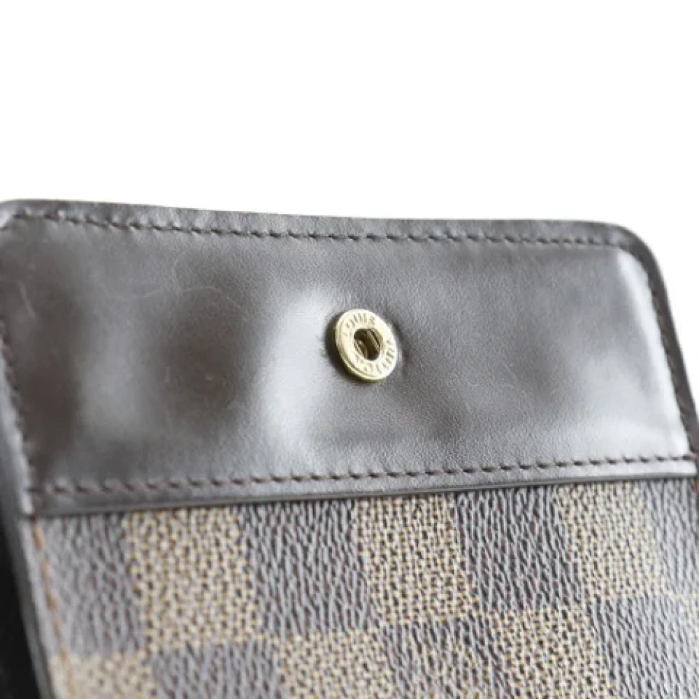 Louis Vuitton Vintage Pre-owned Canvas wallets Brown Dames