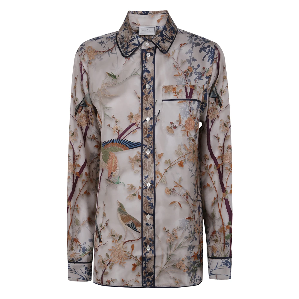 Pierre-Louis Mascia Aloe Longsleeve Shirt Multicolor Dames