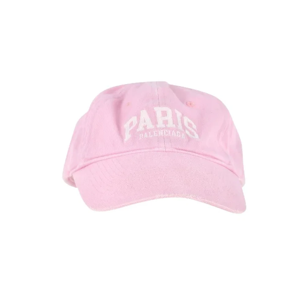 Balenciaga Vintage Pre-owned Cotton hats Pink Dames