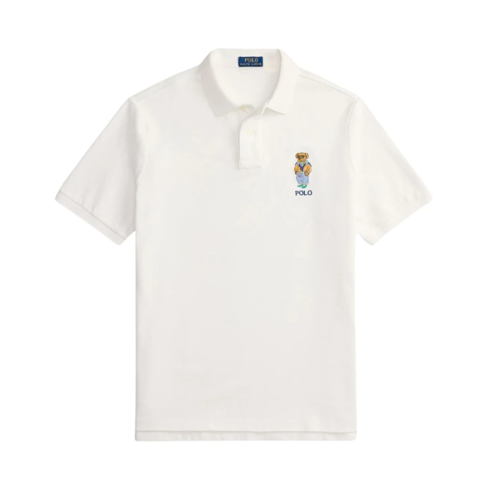 Polo Ralph Lauren Men's White Polo Shirts, L, T-Shirts And Polos